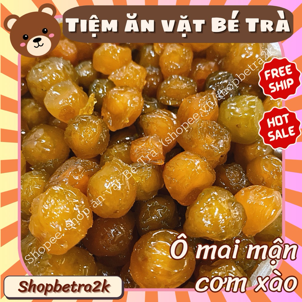 Ô mai Mận Cơm xào mini, mứt mận cơm |500|