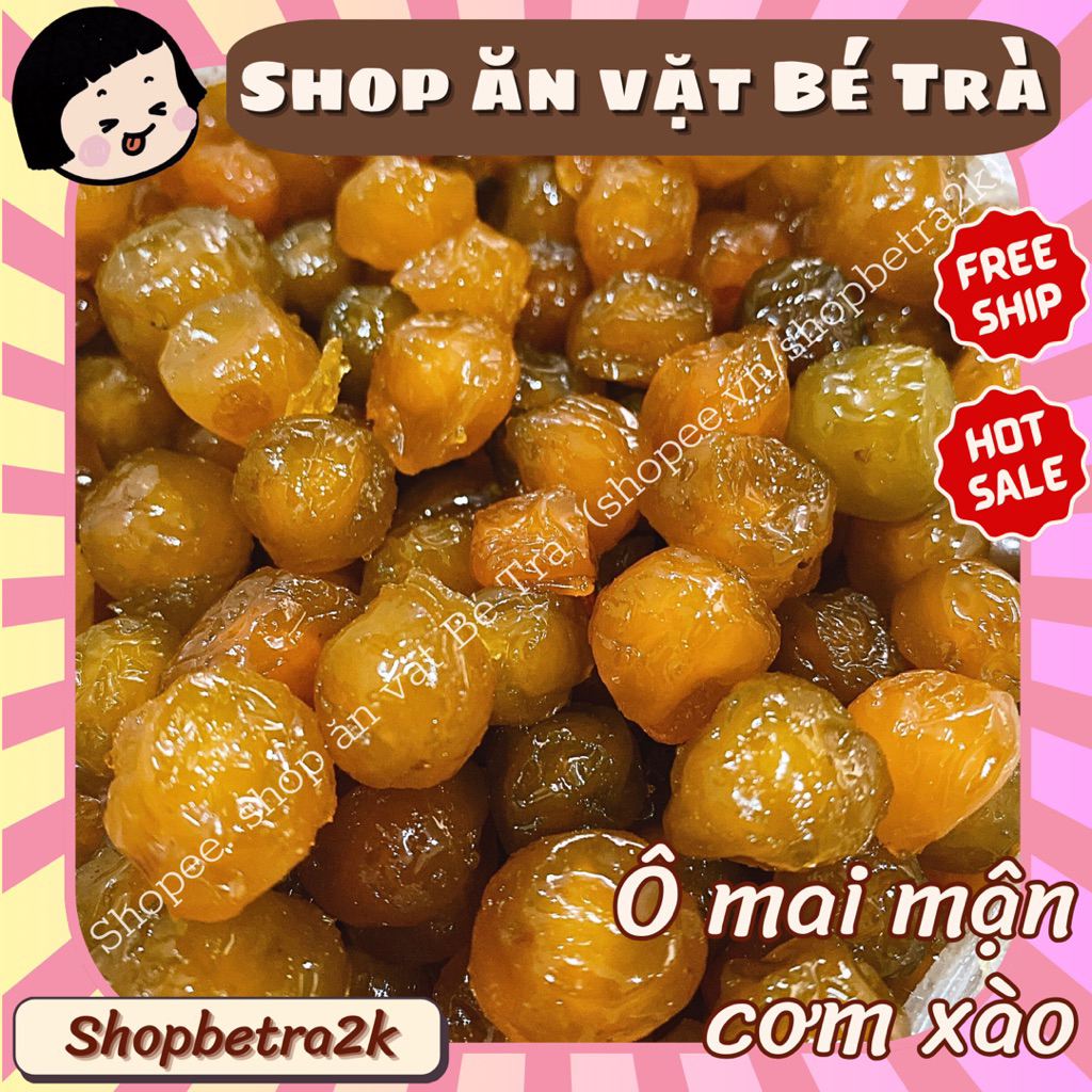 Ô mai Mận Cơm xào mini, mứt mận cơm xào ngọt |500|