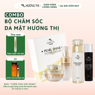  Combo Bộ Chăm Sóc Da Mặt Ngọc Trai & Sữa Rửa Mặt Ngọc Trai Trắng Sáng & Chống Nắng Trang Điểm 50ml 