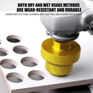  Mũi Khoan Hồ Lô 3 Bước Gắn Máy Cắt Cầm Tay Đầu Mài Khoét Lỗ - Khoan Đá Khoan Gạch Men Đa Năng 20-35-50mm 