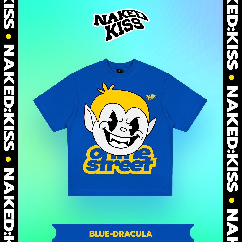 Áo thun NakedKiss BLUE - DRACULA