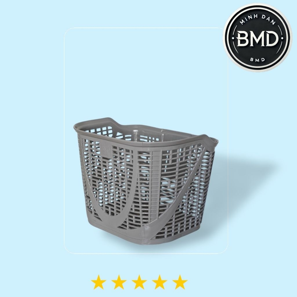 Giỏ rổ nhựa lắp xe đạp học sinh cỡ lỡn size 26 đầy đủ màu sắc