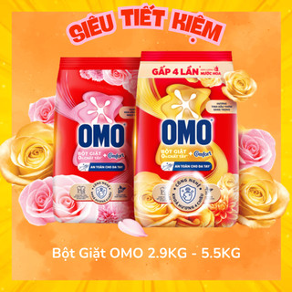  Bột Giặt Tay OMO Comfort 5.5KG - 5.1KG - 2.9KG - 2.6KG - Hương Thơm Mát - Hàng Chính Hãng 