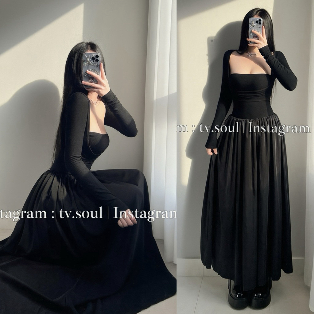 [SẴN, ẢNH THẬT] Tổng Hợp Đầm Midi Maxi Dự Tiệc Đi Chơi Sexy Quyến Rũ