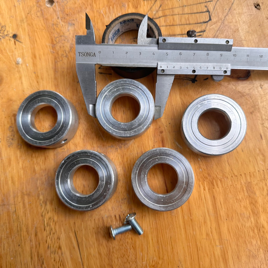 Tiêu Pô Uma V4 họng 49 (lọt lòng 45mm)-lỗ 20 dùng gắn cho pô Uma V4 gia công