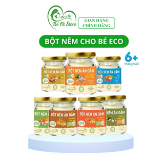 Bột nêm ăn dặm cho bé ECOFOOD - Gia vị ăn dặm vị heo,bò,gà,vị rau củ tổng hợp,cà rốt,nấm - 50gr