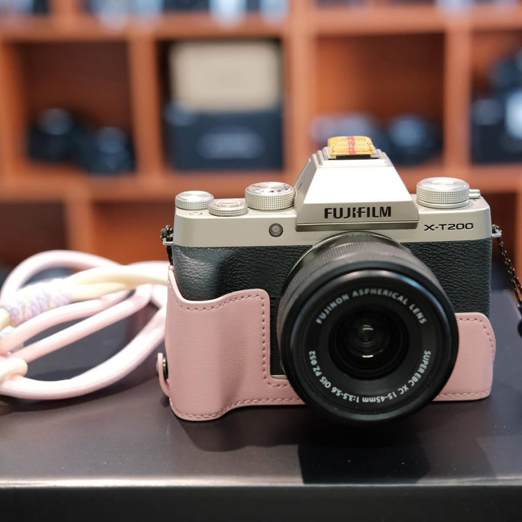 Bao da halfcase Fujifilm 𝐗𝐓𝟐𝟎𝟎 / 𝐗𝐓𝟏𝟎𝟎 - Ốp máy ảnh Handmade Da Vỏ Máy Ảnh Nửa Thân Cho XT100/200 ph