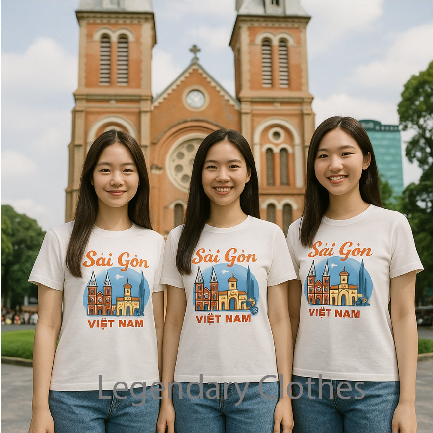 Áo thun Baby Tee du lịch 63 Tỉnh Thành (Sài gòn, Cần thơ, Cà mau, Hà tiên, Đồng tháp...)