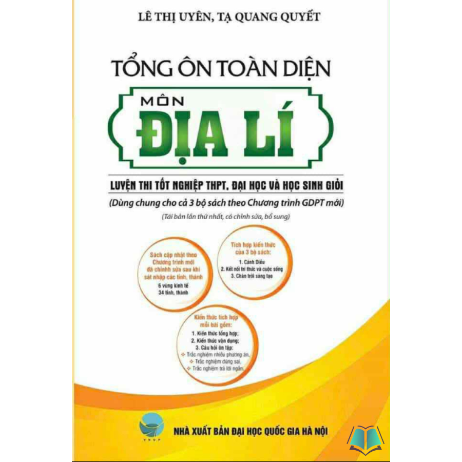 Sách - Tổng Ôn Toàn Diện Môn Địa Lí - Cập nhật 34 tỉnh thành