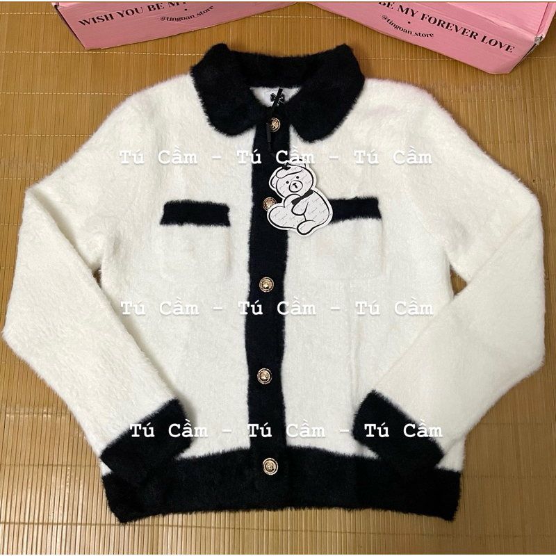 ÁO LEN LÔNG XÙ ISABELLA HỒNG TI NGOAN (NEWTAG) | BigBuy360 - bigbuy360.vn