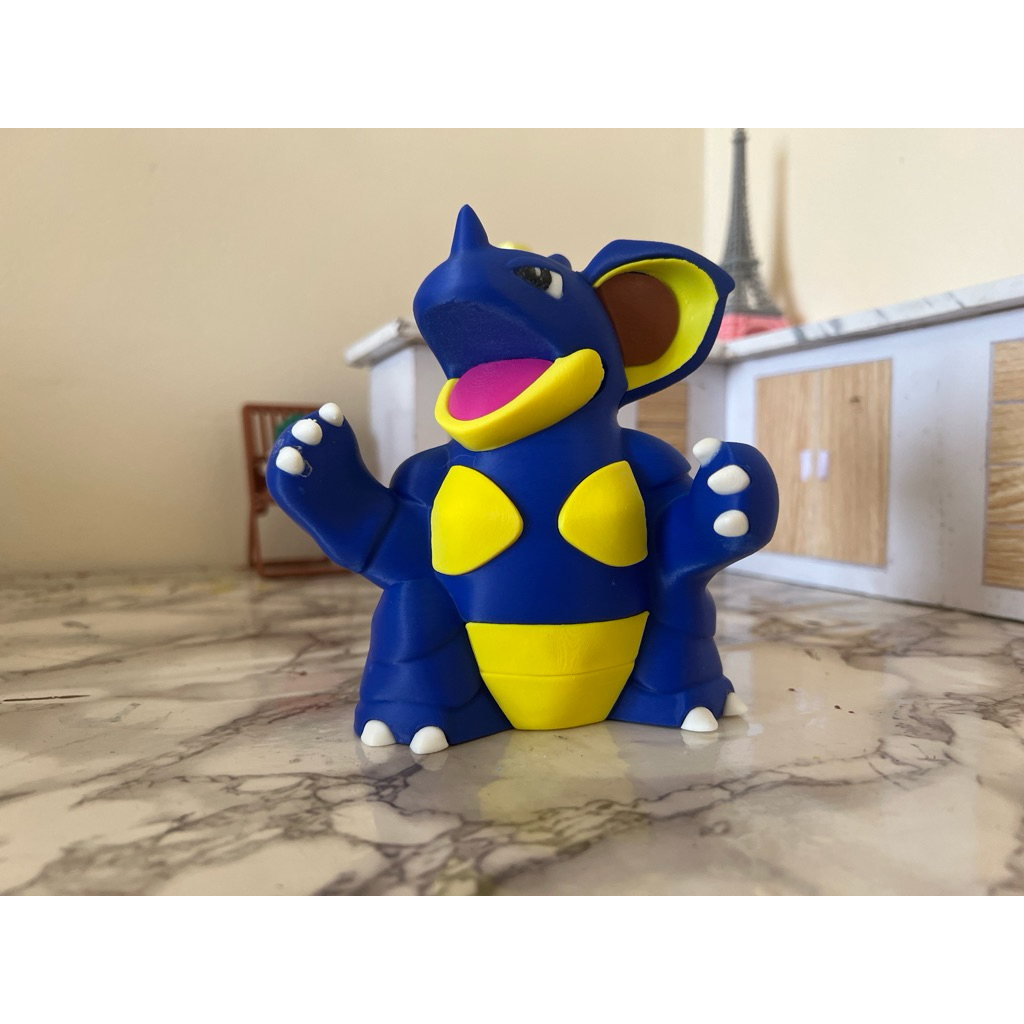 Mô hình 3D Poke’mon Nidoking [Nidoqueen (Pokémon) - Bulbapedia]