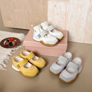  Giày Thể Thao Cao Cấp Cho Bé Giày bé gái vải da lộn quai dán tiện lợi bé đi học 2506 