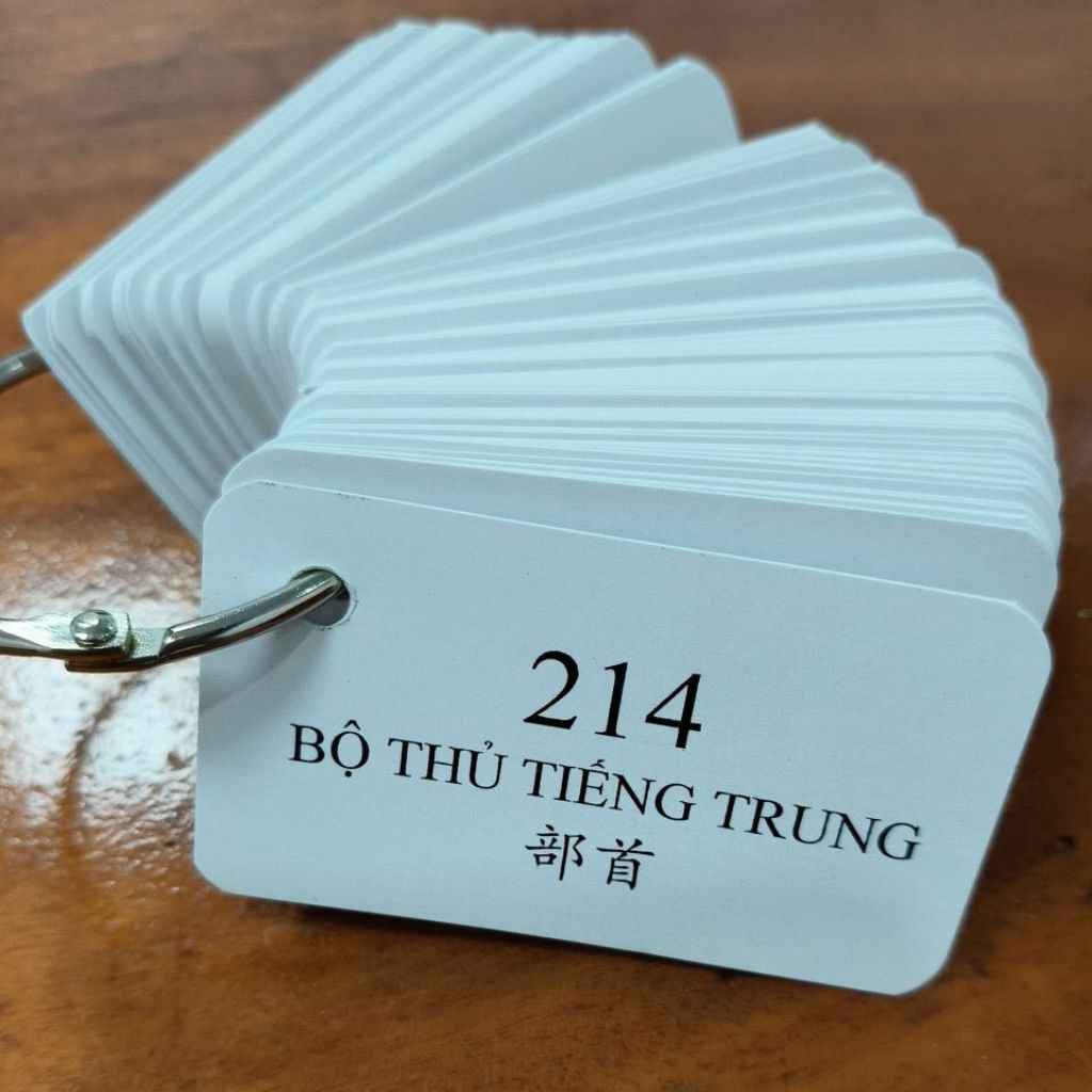 Flashcard Bộ thủ tiếng Trung