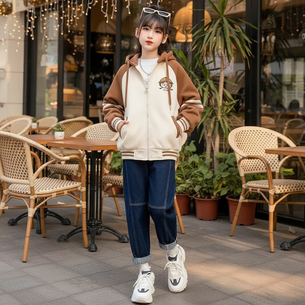 Áo khoác cho bé gái size đại BEESHOP D25002