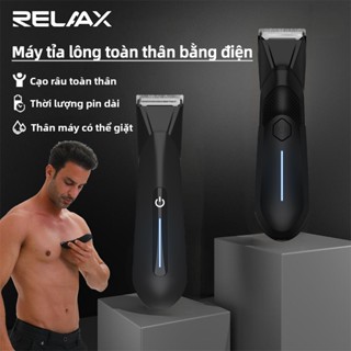  RELAAX Tông Đơ Cạo Lông Body Chống Nước - Máy Tỉa Lông Vùng Kín Không Đau Thiết Kế Mini Cho Nam Nữ  Chính Hãng  