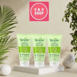  Sữa rửa mặt Simple lành tính sạch thoáng - cho da nhạy cảm 