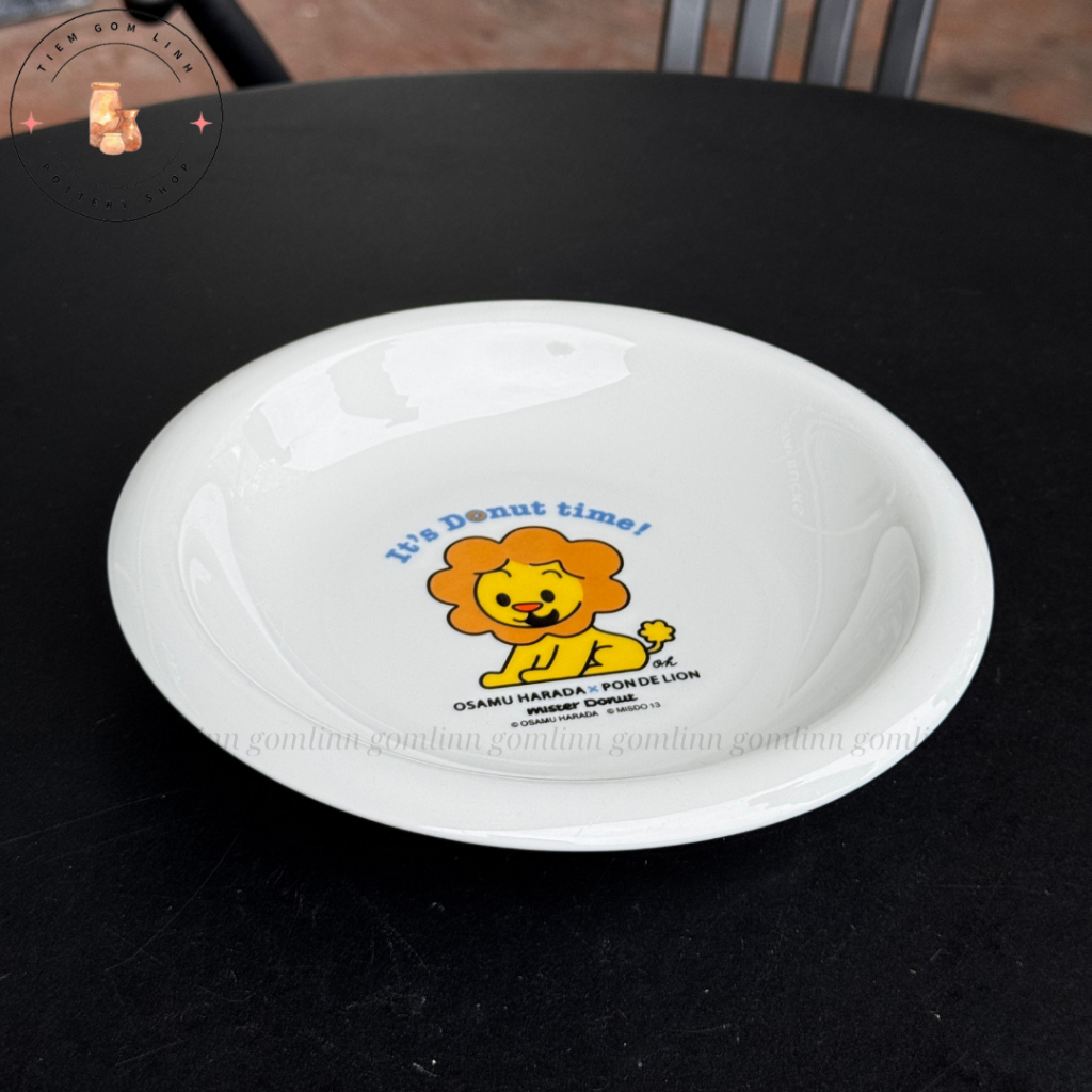 [𝗔𝘂𝘁𝗵𝗲𝗻𝘁𝗶𝗰] ĐĨA SỨ HỔ MISTER DONUT 50th ANNIVERSARY🦁🍩