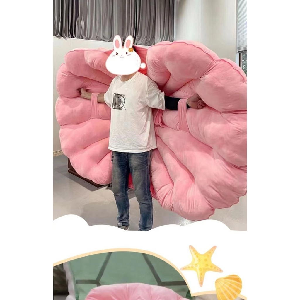 ĐỆM VỎ SÒ GỐI TỰ ĐÓNG MỞ, ĐỒ CHƠI VUI NHỘN CHO GIA ĐÌNH