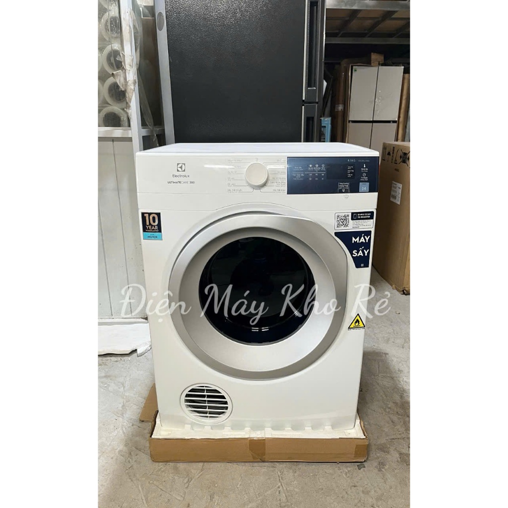 Máy sấy thông hơi Electrolux 8.5 kg EDS854J3WB - Điện Máy Kho Rẻ