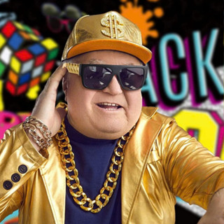 Dây chuyền vàng cỡ lớn, phong cách đại gia, vòng cổ nhựa bản to HipHop, làm đạo cụ biểu diễn, quà tặng Hemistore96