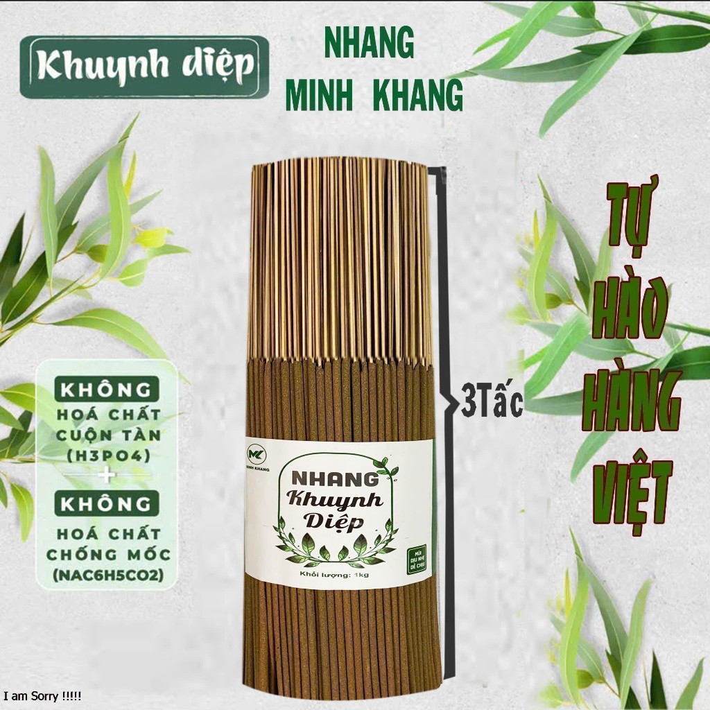 1KG nhang khuynh diệp 3 tấc ( 700-740 ném tặgn 10 nụ khuynh diệp )