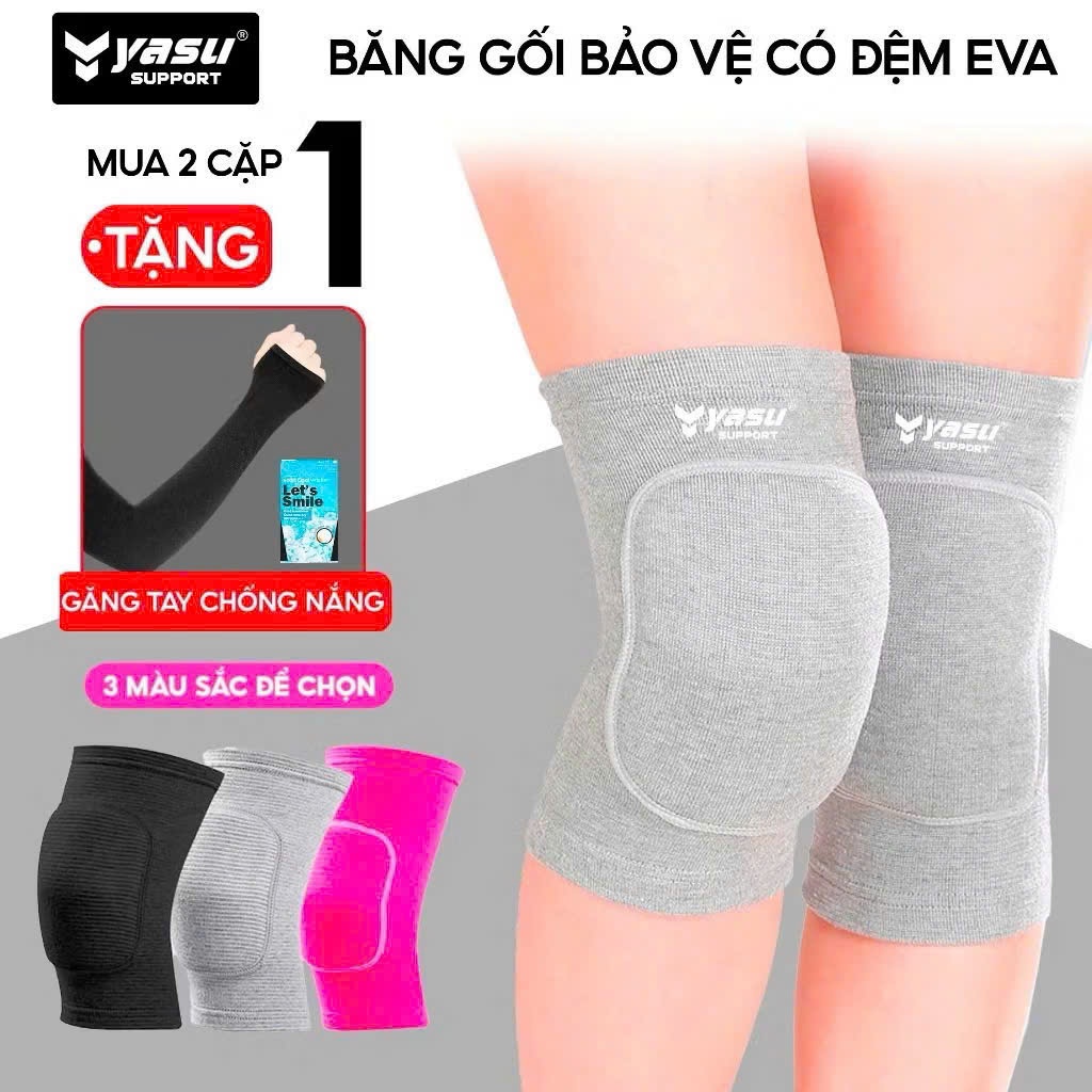 Băng gối bảo vệ có đệm eva YASU 0219 tập Yoga, Gym, Bóng chuyền