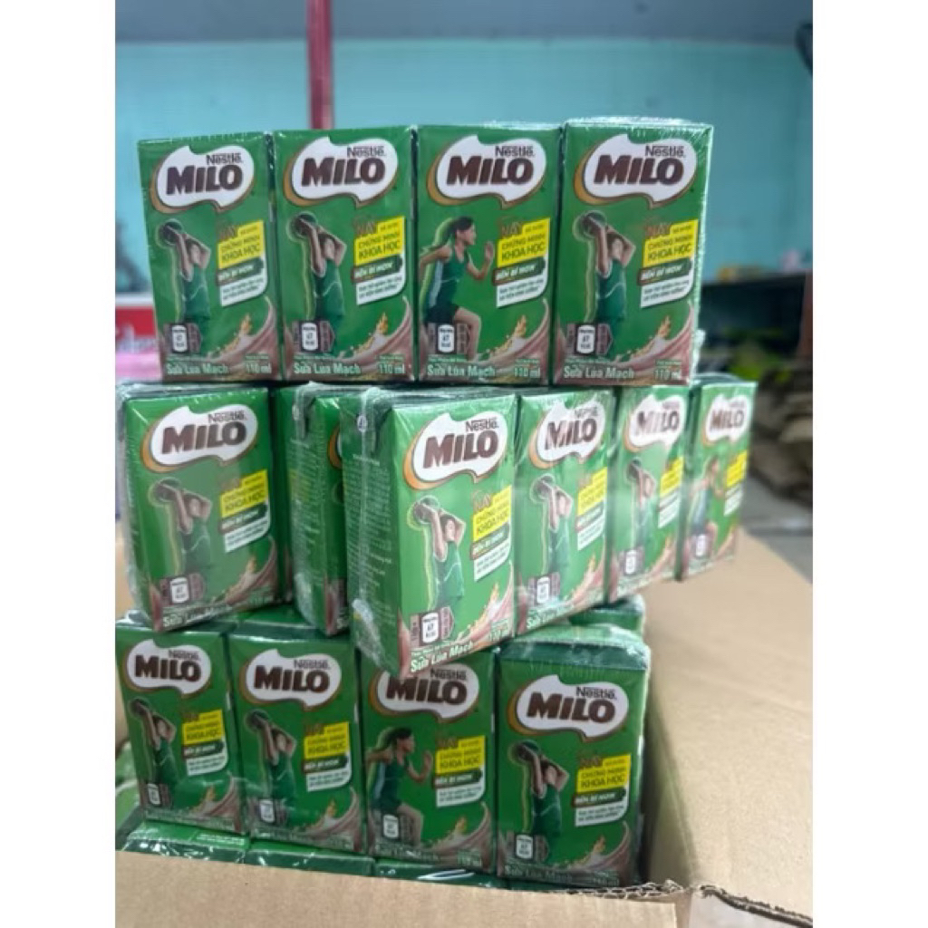 COMBO 5 LỐC SỮA MILO 110ml (4 hộp *110ml) DATE MỚI GIÁ CỰC TỐT