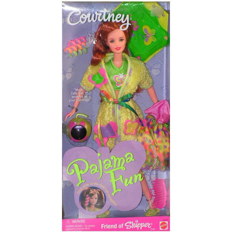 Búp bê Barbie Courtney - Pajama Fun -RARE (Used)