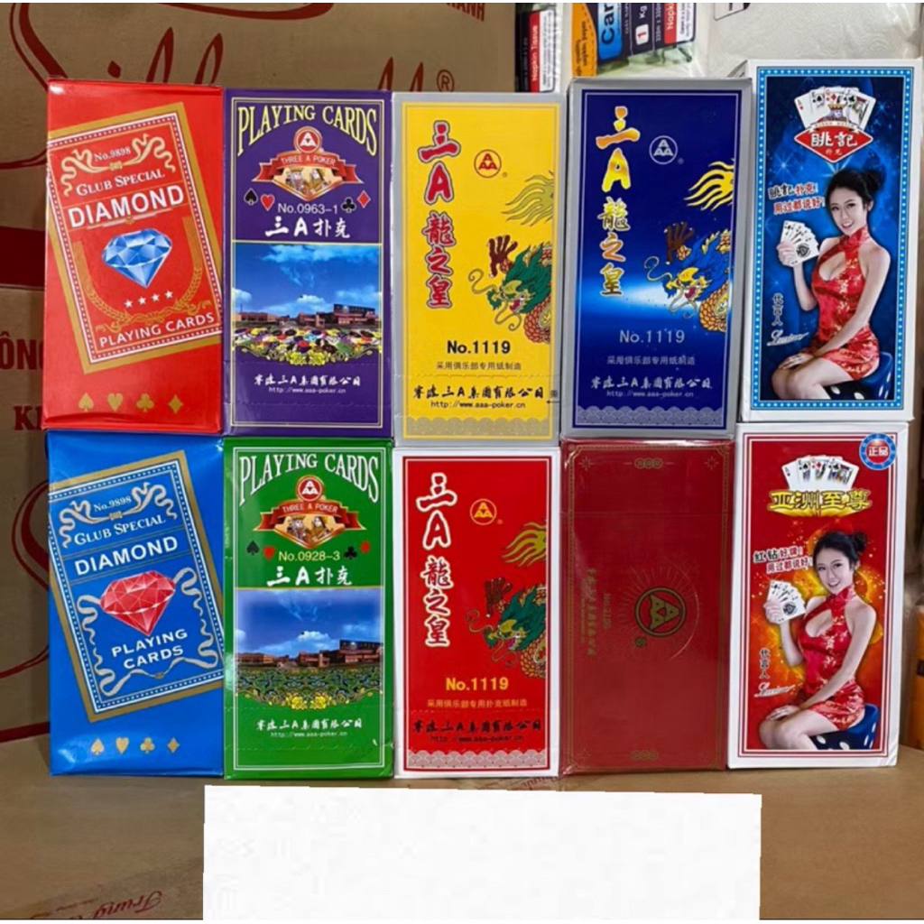 Sỉ 100BỘ BÀI TÂY TÚ LƠ KHƠ RỒNG VÀNG, RỒNG ĐỎ, TÚ XANH TÍM, TÚ CÔ GÁI, TÚ KIM CƯƠNG LƠ KHƠ HÀNG LOẠI