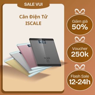 Cân Điện Tử, Cân Sức Khỏe ISCALE PHONE - Cân Gia Đình Trọng Lượng Tối Đa 150Kg tiện lợi cho gia đình HOT New New