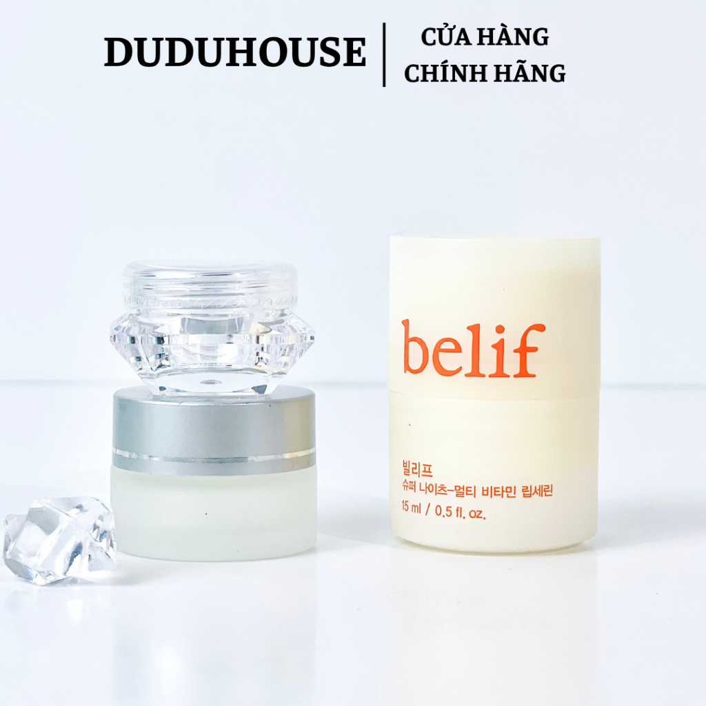 Son Dưỡng môi Belif Super Knights Multi Vitamin & PLUMING Lipcerin 15ml Duduhouse