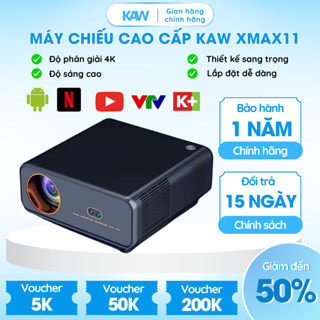 Máy Chiếu Thương Hiệu KAW XMAX 11 Cao Cấp, Kết Nối WIFI, Bluetooth, Chất Lượng 4K