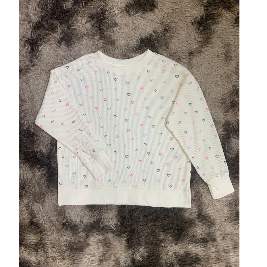 Áo thun dài tay bé trai bé gái GAP Kids – chất vải waffle co giãn, giữ ấm tốt – Nhiều màu