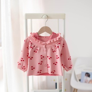 Áo khoác dơi cho bé gái hồng cherry và đỏ trái dâu có mũ chùm đáng yêu ZUN Kids
