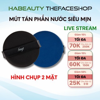  Mút tán phấn nước siêu mịn siêu mướt giúp đánh cushion hiệu quả cao The Face Shop Air Puff Second-Skin 