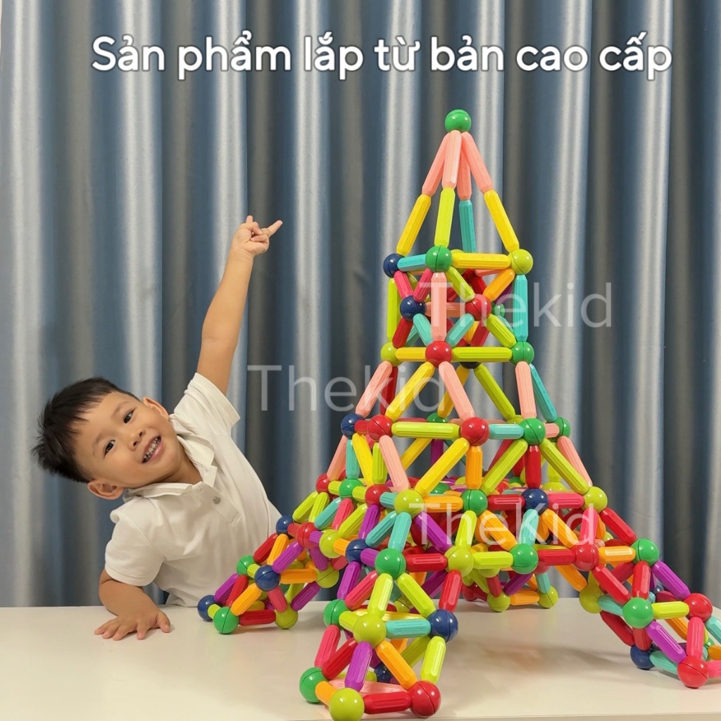 Đồ chơi nam châm xếp hình 148 chi tiết