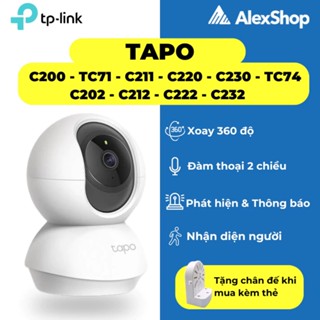 [2026] Camera WiFi TP-Link Tapo C232/ C200 /C211 /C212 /C220 Xoay 360 -Camera Trong Nhà
