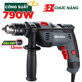  Máy khoan bê tông Điện Workix WF-ED790W 790W Máy khoan 3 chức năng có búa-100% lõi đồng không chổi than 