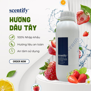  Hương dâu tây  không màu  1Kg – Hương liệu thực phẩm Scentify | Làm bánh pha chế Malaysia 