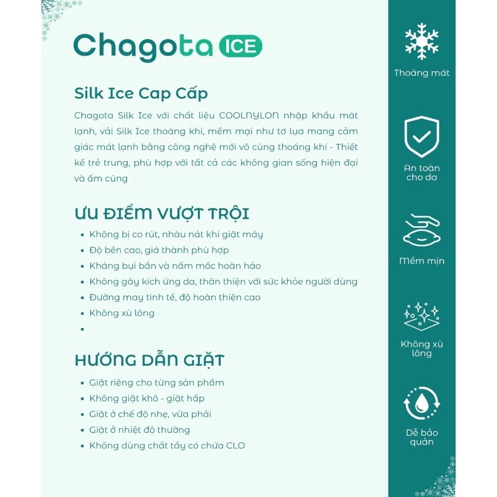 [Giá Tốt] Ga giường lụa Silk Ice Chagota Bedding Size 1m2 đến 2m2 có nhiều màu bo chun 4 góc Mát Lạnh Style Hàn Quốc | BigBuy360 - bigbuy360.vn