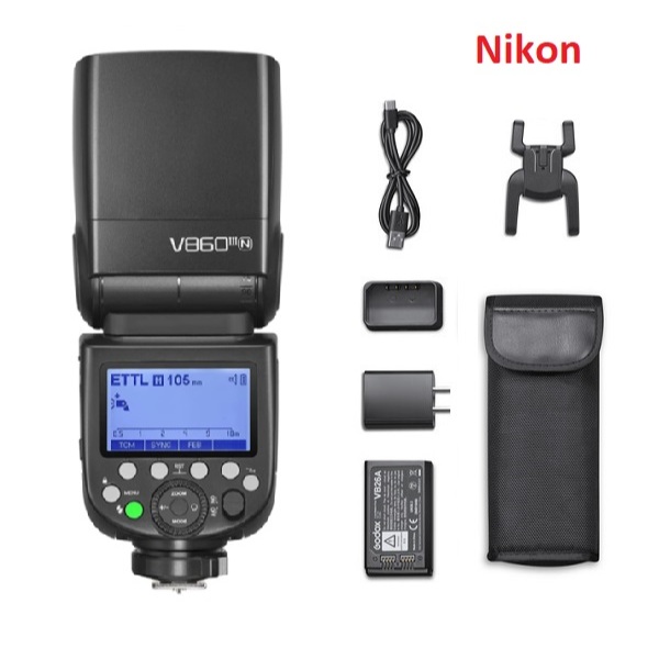Đèn Flash Godox V860III TTL dùng cho máy ảnh Nikon