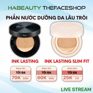  Phấn nước trang điểm lâu trôi che phủ tốt khuyết điểm hàn quốc The Face Shop fmgt Ink Lasting Cushion 15g SPF30 PA++ 