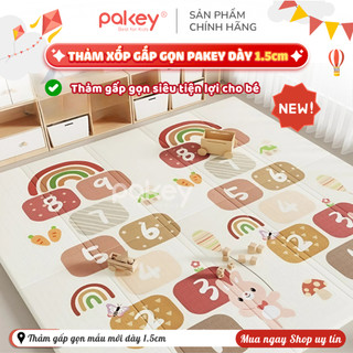   NEW  Thảm Gấp Gọn Pakey XPE Dày 1.5-2cm Thảm Xốp Cho Bé Chống Trơn Trượt Chống Thấm Nước Dễ Dàng Vệ Sinh 