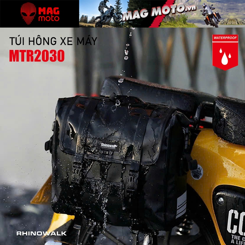 Túi treo hông xe máy chống nước MTR2030 chính hãng Rhinowalk