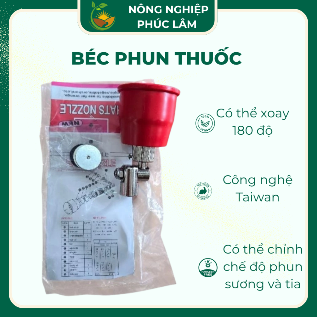 Béc phun thuốc,Béc loa Sứ xoay 180 độ. (Đài Loan) Loại To hàng xịn
