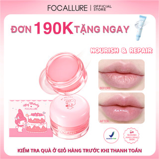   Focallure x Sanrio  Mặt Nạ Nuôi Dưỡng Và Phục Hồi Môi Chiết Xuất Thực Vật 15g 