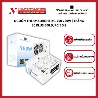 Nguồn máy tính Thermalright KG-750 750W | Trắng 80 Plus Gold, PCIe 5.1 - Hàng Chính Hãng