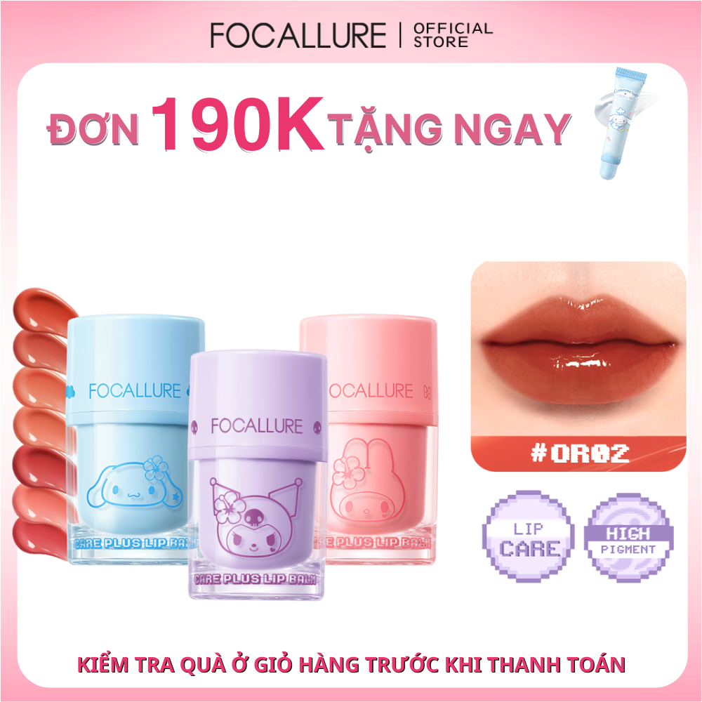   FOCALLURE x Sanrio  Son Thạch Dưỡng Môi Căng Bóng 4.5g 
