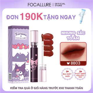   Focallure X Sanrio  Son Kem Dưỡng ẩm Sắc Tố Cao Lâu Trôi Mềm Mượt 2.8g 