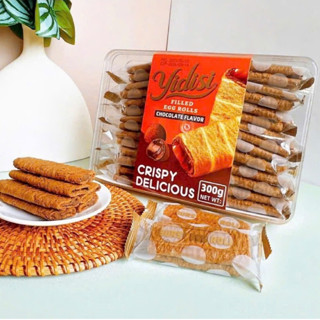  Bánh Quế Cuộn Phô Mai - Trứng Muối - Socola Yidisi 300gram 